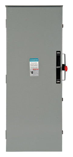 Nonfusible Single Throw Safety Switch, Heavy Duty, 240V AC, 2PST, 200 A, NEMA 3R - DTNF224R