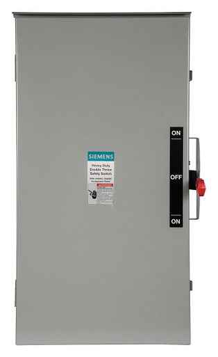 Nonfusible, Safety Switch, Heavy Duty, 240 V, 3PDT - DTNF324R
