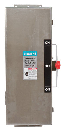 Nonfusible, Safety Switch, Heavy Duty, 600 V, 3PST - DTNF361S