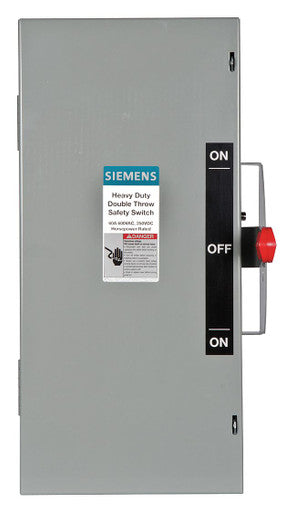 Nonfusible, Safety Switch, Heavy Duty, 600 V, 3PST - DTNF362