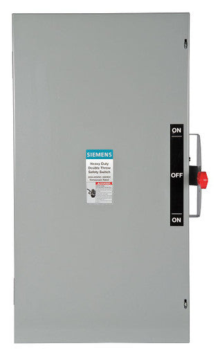Nonfusible, Safety Switch, Heavy Duty, 600 V, 3PST - DTNF364