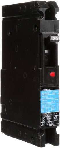 Molded Case Circuit Breaker, ED4 Series, 30A, 1 Pole, 120/277V AC, 22kA at 277V AC - ED41B030