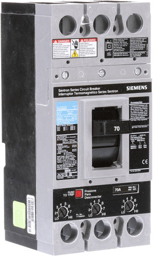 Circuit Breaker Fd 3P 70A 600V 22KA Fx Nl - FXD63B070