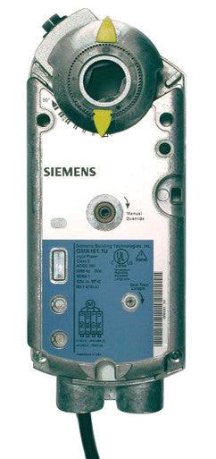 SIEMENS GMA126.1P Electric Actuator, 62 in.-lb., -25 to130 - GMA126.1P