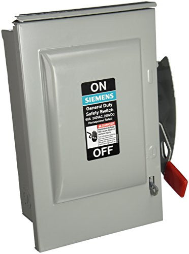 Non-Fusible Single Throw General Duty Safety Switch 60A - GNF322R