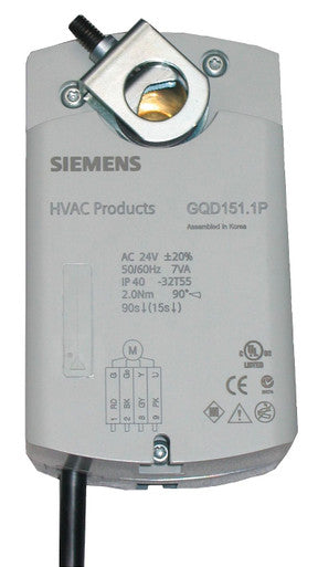Electric Actuator, 20 in.-lb., 120VAC - GQD221.1U