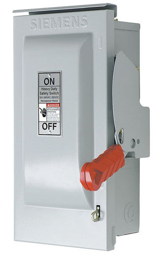Fusible Disconnect Switch, 3P 30A 600V, NEMA 3R, Hf Series - HF361NR