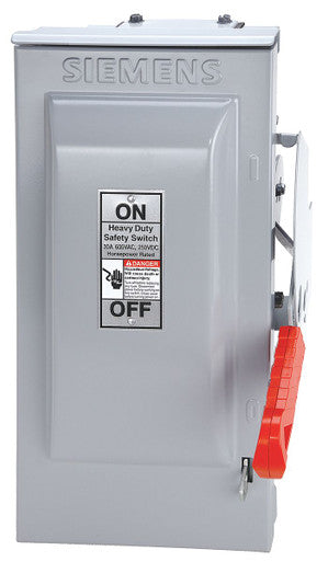 Siemens 30A 3P 600V 3W Fused Hd Type 3R - HF361R