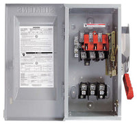 Fusible, Safety Switch, Heavy Duty Duty, 600 V, 3PST, NEMA 1 - HF361