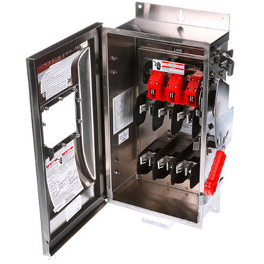 Siemens CSA 60A 3P 600V 3W Fused Hd Type 4X - HFC362SW