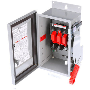 Nonfusible, Safety Switch, Heavy Duty, 600 V, 2PST - HNF261J