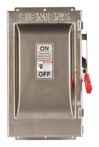 Nonfusible, Safety Switch, Heavy Duty, 600 V, 2PST - HNF262S