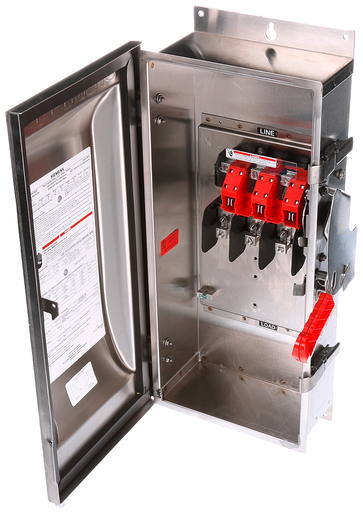 Nonfusible, Safety Switch, Heavy Duty, 600 V, 3PST, NEMA 4 - HNF361SS