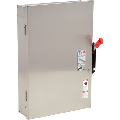 Siemens (Furnas), HNF365SA, Non-Fusible Safety Switch, Enclosed, NEMA 4X, 3 Pole, 480V, 400 UL Amps - HNF365SA