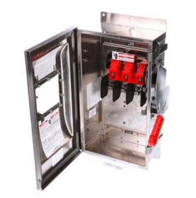 SAFETY SWITCH, 30A, 3 POLE, 600 VAC, LUG TERMINAL, NEMA4X, HNF SERIES - HNFC361SW