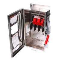SAFETY SWITCH, 30A, 3 POLE, 600 VAC, LUG TERMINAL, NEMA4X, HNF SERIES - HNFC361SW