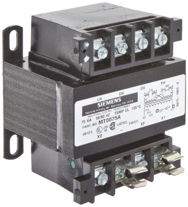 Siemens Industry Inc Control Transformer75Va240/480-120V - MT0075A