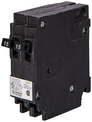 Circuit Breaker, QT Series, 20A, 1 Pole, 120V AC - Q2020U