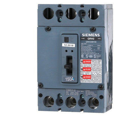Siemens Industry Inc Breaker Qr 3P 150A 240V 25Ka - QRH23B150