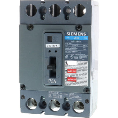 Siemens Industry Inc Breaker Qr 3P 225A 240V 25Ka - QRH23B225