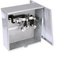 Meter Socket, 1 Phase, 200 A, 600 V, 4 Jaw, Underground Cable Entry, NEMA 3R Enclosure - UAS877-PG