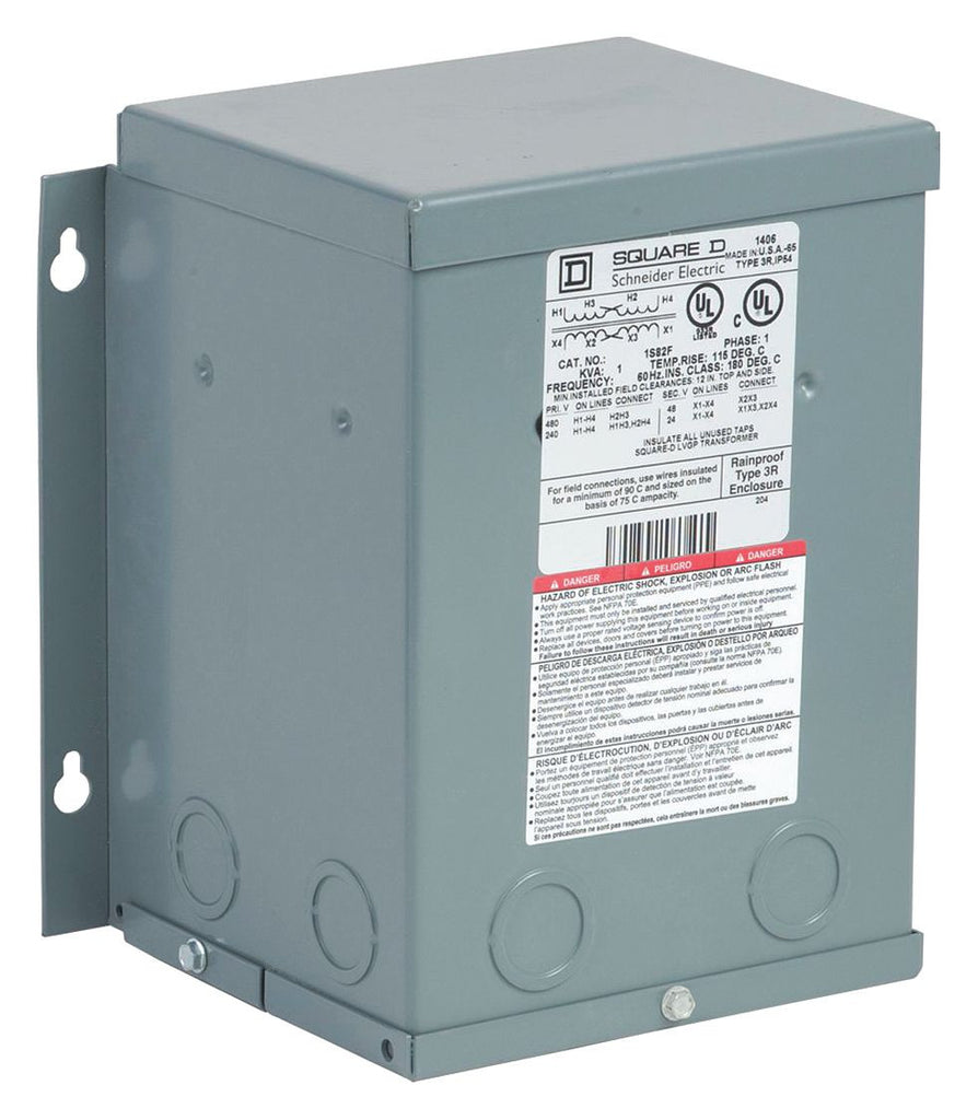 Transformer, Buck Boost, 1KVA, 1 Phase, 240X480V Primary, 24/48V Secondary - 1S82F