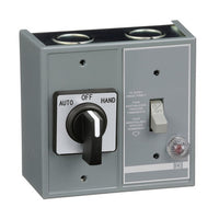 Duplex Manual Starter Nema 1 - 1P STARTER-TOGGLE-1 Selector-red INDICATOR-277VAC - 2510FG71P