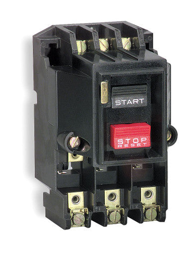 Manual Motor Starter, NEMA M-0, 3 P, 3 Phase, Push Button, 27 A - 2510MBO2
