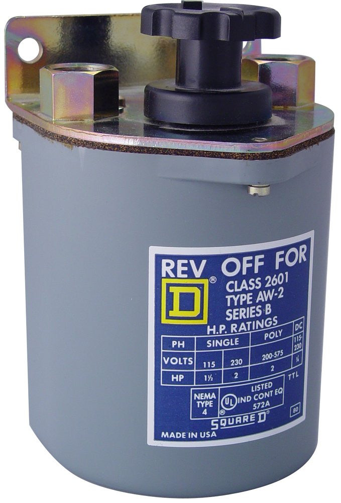 Drum Switch 600Vac 2Hp A -Options Rohs Compliant: No |Square D By Schneider Electric 2601AW2 - 2601AW2