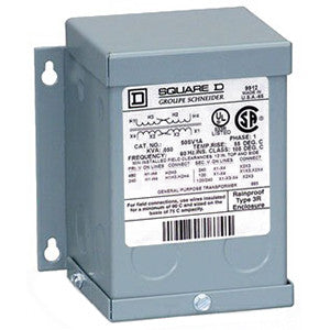 Transformer, Buck Boost, 3KVA, 1 Phase, 120X240V Primary, 12/24V Secondary - 3S43F
