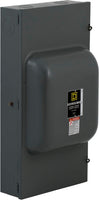 Safety switch, double throw, non fusible, 200A, 240V, 2 pole, 15hp, NEMA 1 - 82254N