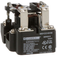 Power Relay, 8 Pin, 208 VAC, DPDT, Panel Mount, 5A, 600 VAC, Screw, 8501C Series - 8501CO16V08