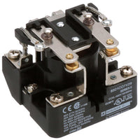 Power Relay; 6 Pin; 480 VAC; DPST-NO; PanelMount; 5A; 600 VAC; Screw; 8501C Series - 8501CO7V29