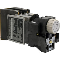 NEMA Control Relay, Type X, timing, 1 minute on delay, 10A resistive at 600 VAC, 4 normally open, 120 VAC 60 Hz coil - 8501XO40XTE1V02