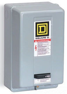 Magnetic Motor Starter, Non-Reversing, No Auxiliary Contacts, 120V AC, 3 P, Screw Clamp - 8536SBG2V02S