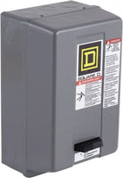 NEMA Magnetic Motor Starter, Non-Reversing, No Auxiliary Contacts, 208V AC, 3 P, Screw Clamp - 8536SBG2V08H30