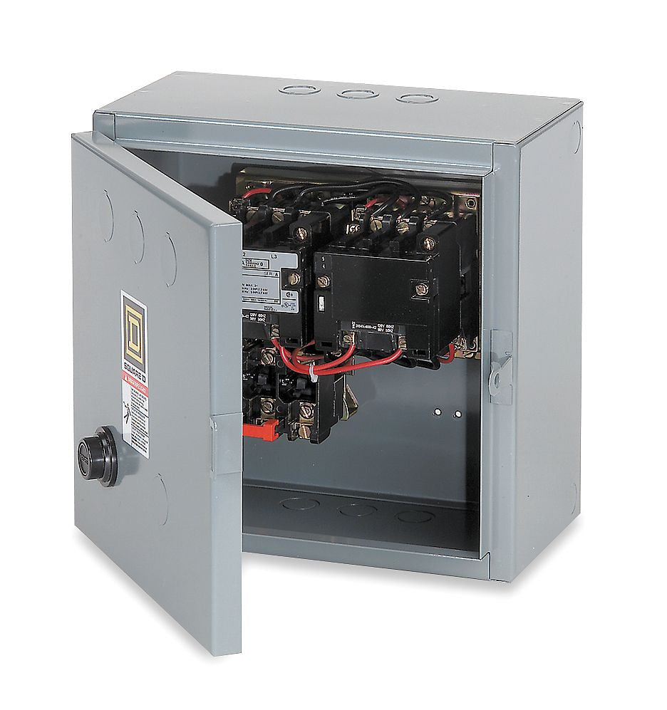 Magnetic Motor Starter, Reversing, No Auxiliary Contacts, 120V AC, 3 P, Screw Clamp - 8736SAG16V02S