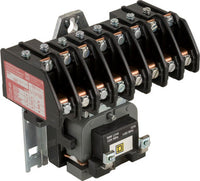 8903L Electrically Held Lighting Contactor, 8 P, 8 No, 30 A, 600 V, 110/120 V - 8903LO80V02