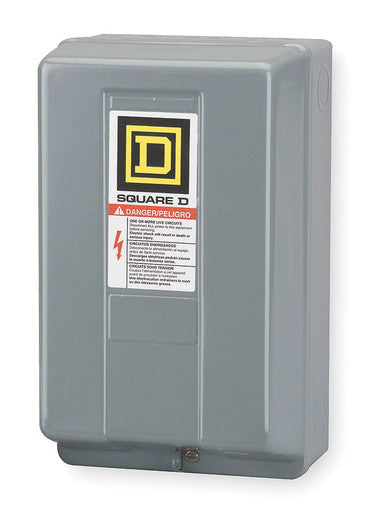 Lighting Contactor, Mechanically Held, 30 A, 3 Pole, Nema 1, 120/110V 60/50HZ - 8903SMG11V02