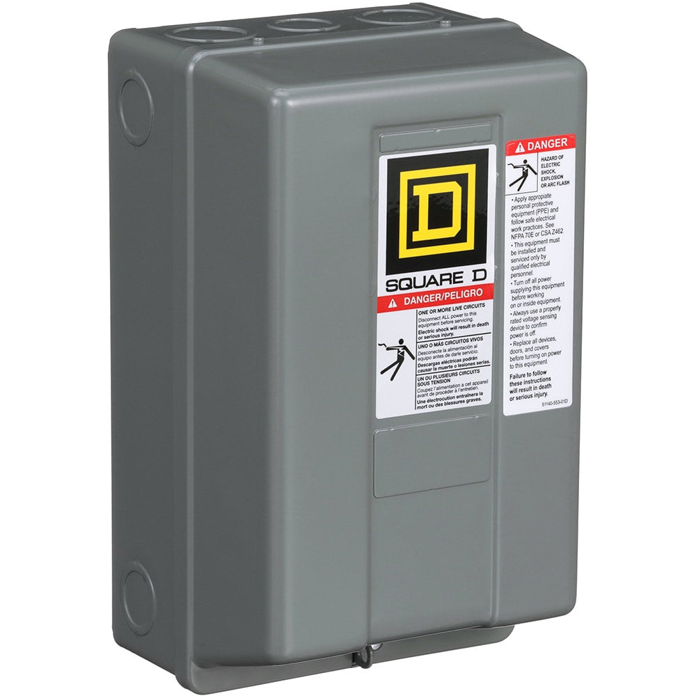 Lighting Contactor, Electrically Held, 30 A, 4 Pole, Nema 1, 120/110V 60/50HZ - 8903SMG3V02