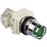 Push Button 600Vac 10A 30Mm T-K |Schneider Electric 9001-K3L38GH5 - 9001K3L38GH5