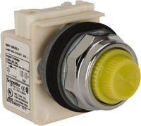 Pilot Light , Standard, Type K, Size 30Mm, Lens Type Plastic (Fresnel) - 9001KP38LYY31