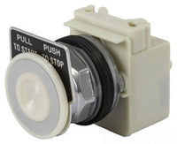 Push-button Head, Metal, Mushroom 41MM, Red, 30MM, 2 Positions, Push-pull, 24- - 9001KR9P35R