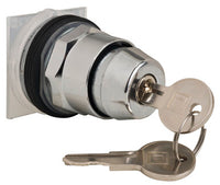 Key Operated Switch, 2 Position, Panel; - 9001KS11K1