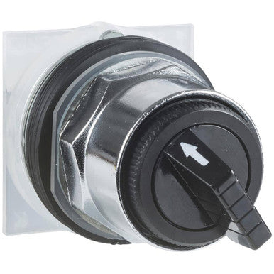 Schneider Electric 30mm Selector Switch; Round; 2-Position; 1NC; Maintained; Black - 9001KS12FBH14