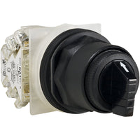 30MM Push Button, Type Sk, 3 Position Selector Switch, 6A Inductive At 120VAC - 9001SKS46FBH2