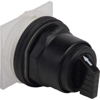 Selector Switch Head, Harmony 9001SK, Plastic, Standard Handle, Black, 30MM - 9001SKS73B
