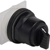 Selector Switch Head, Harmony 9001SK, Plastic, Standard Handle, Black, 30MM - 9001SKS73B