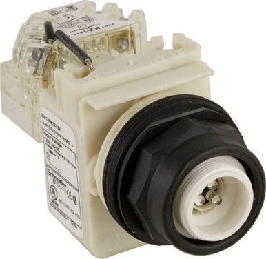 Pilot Light 120V 30Mm Type Sk+Opt |Square D By Schneider Electric 9001SKT38LW - 9001SKT38LW