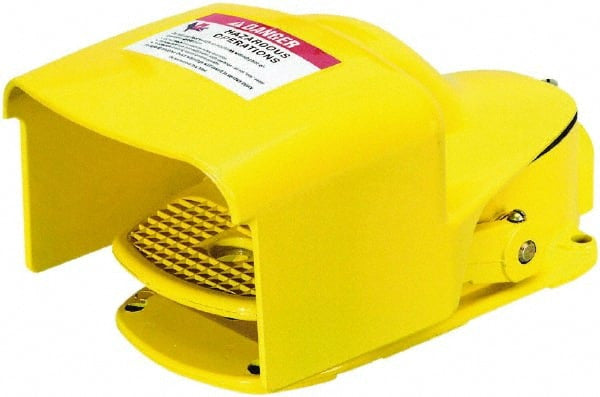 Foot Switch, Harmony, Pedal And Side Shields, Latch, 0.6A At 600 VAC - 9002AW15